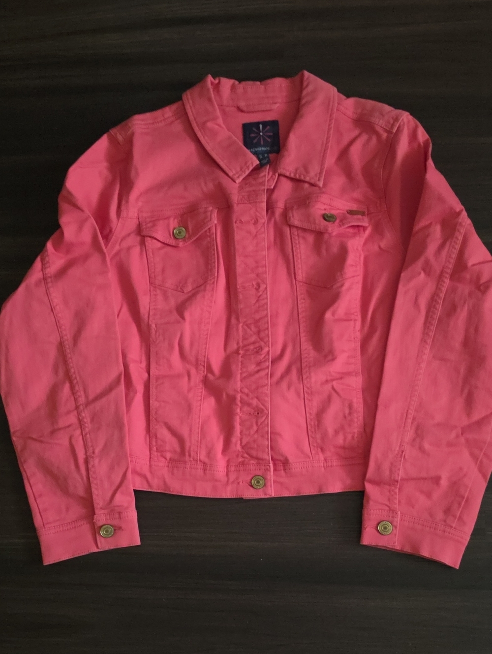 Isaac Mizrahi Pink Denim Jacket